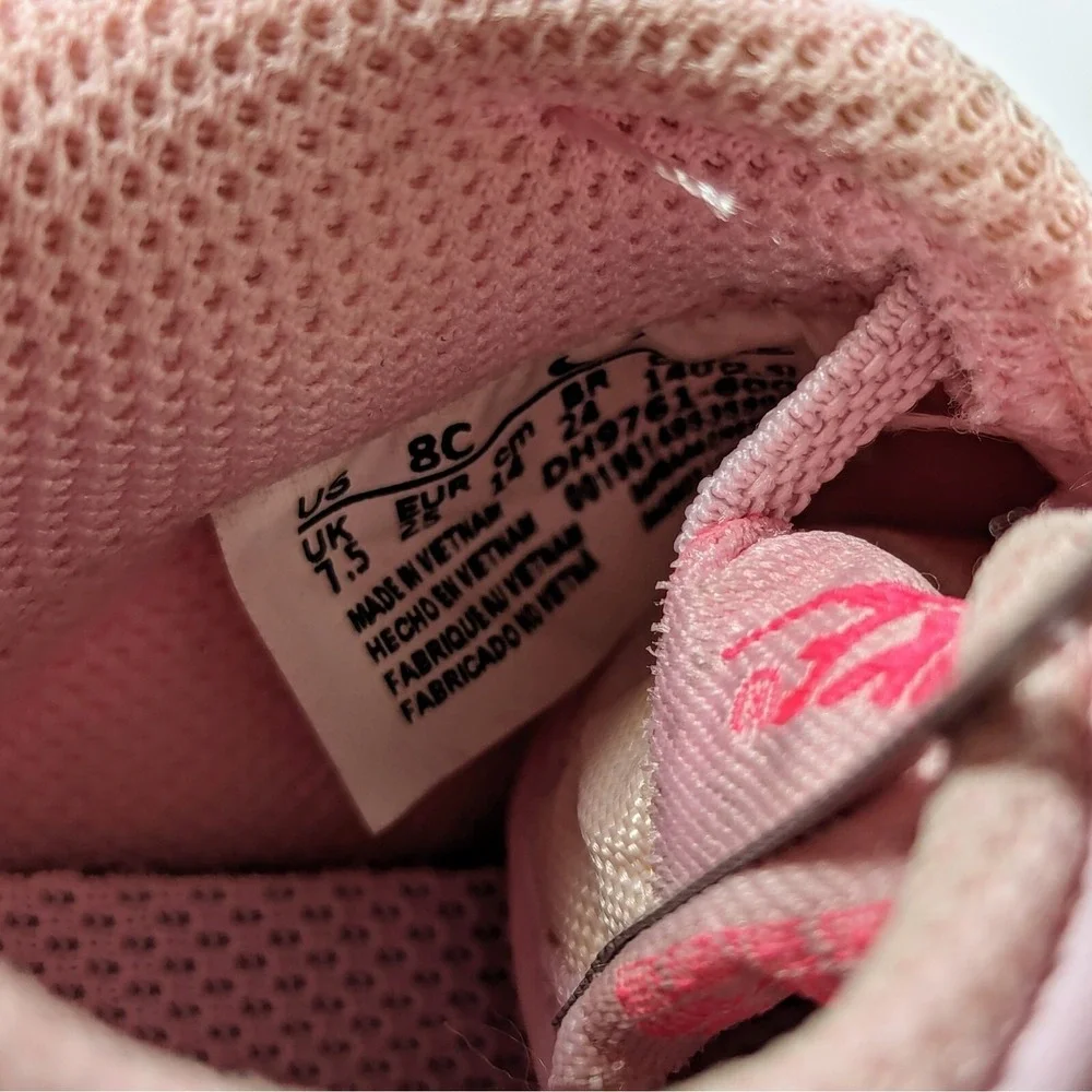 Nike Dunk Low Triple Pink (TDE) DH9761-600 SIZE 8C TODDLER Worn Once